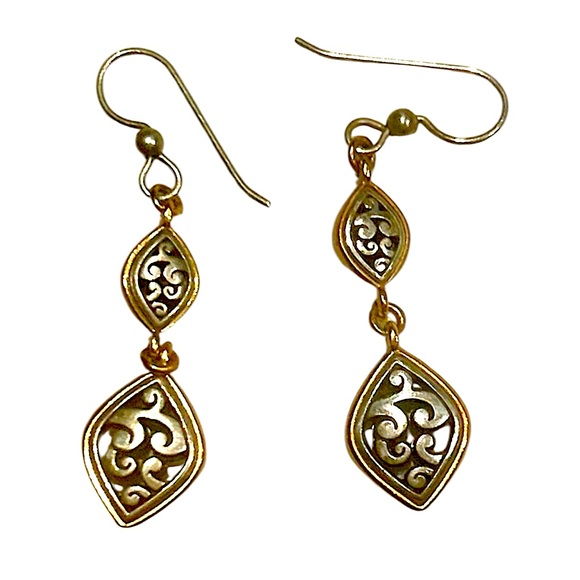 Brighton Jewelry - Brighton Dangle earrings silver plated fish hook